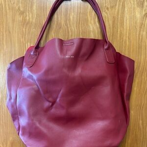 Pixie Mood Red Tote Bag with Luxurious Design